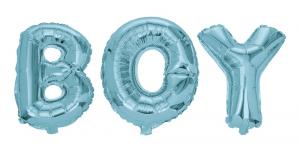Folieballonger BOY blå - Doppresenter