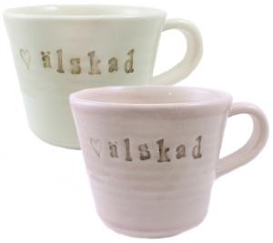 Mugg Älskad - Puss Puss Company Present