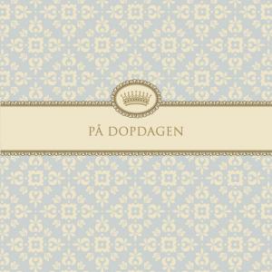 Kort "På Dopdagen"(ljusblå) - Doppresenter