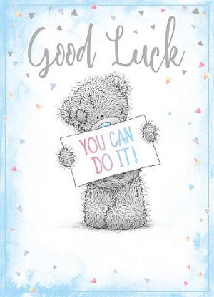 Kort, Good Luck, you can do it - Me To You - Nallar & mjukisdjur