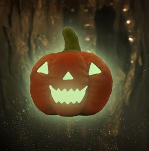 Halloweenmjukis Pumpa, självlysande - Teddykompaniet - Nallar & mjukisdjur