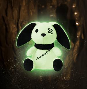 Halloweenmjukis Kanin, självlysande - Teddykompaniet - Nallar & mjukisdjur