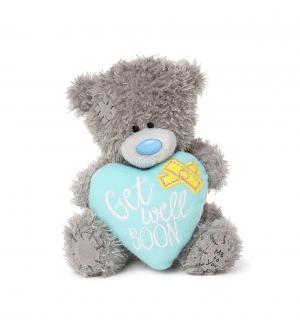 Nalle "Get well soon" på hjärta, 10cm - Me to you (Miranda nalle) - Nallar & mjukisdjur
