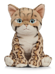 Bengal (Katt) - Keycraft Living Nature - Nallar & mjukisdjur