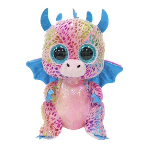 Beanie Boos Flint rosa drake - TY Gosedjur - Nallar & mjukisdjur