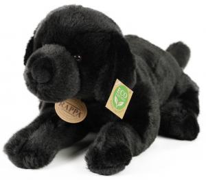 Labrador, svart (liggande) - Rappa Toys - Nallar & mjukisdjur