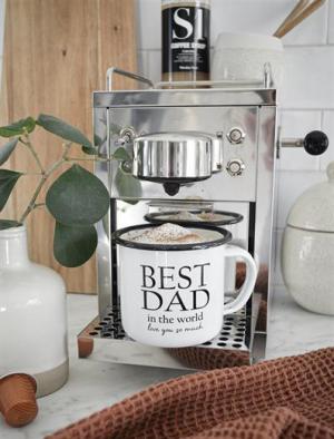 Mugg "Best Dad" (emaljmugg) Present