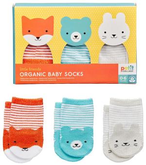 Ekologiska Babystrumpor 3-pack Present