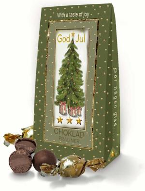 God Jul chokladpraliner Julgran - Klaras Goda Presenter Present