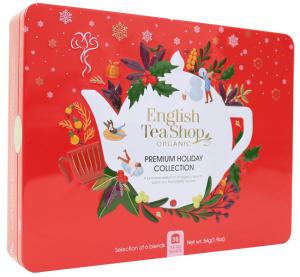 Julte i röd plåtask - The English Tea Shop Present