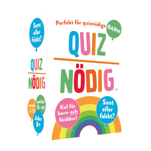 Quiznödig – Sant eller falskt (för barn och föräldrar) Present