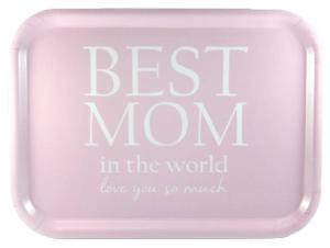 Bricka "Best Mom" (27x20cm) Present