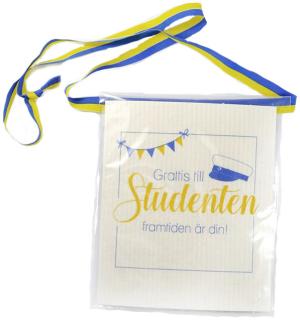 Disktrasa med band "Student" Present