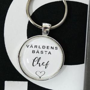 Nyckelring "Världens bästa Chef" Present