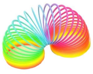 Slinky Spring Rainbow Present