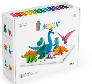 Hey Clay Lufttorkande lera - Dinosaurier Present