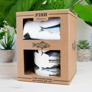 Presentset Fiskar (mugg och sockar) Present