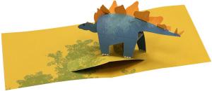 Pop-up kort Stegosaurus (dinosaurie) Present