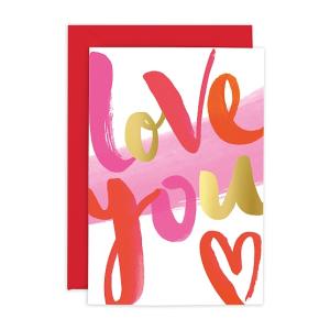 Kort "Love You" Present