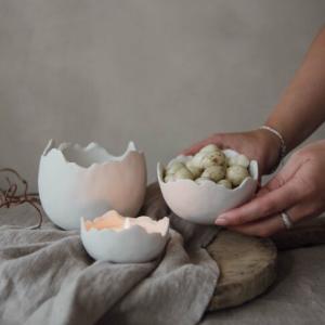 Eggshell Skål/Ljuslykta - Majas lyktor/ Barncancerfonden Present