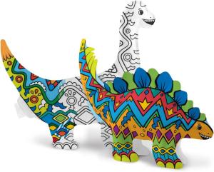 3D Colorables Målarleksaker Dinosaurier- Ooly Present