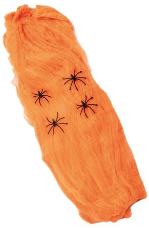 Spindelnät med 4st spindlar (orange) Present