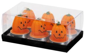 Värmeljus Halloweenpumpor 6-pack Present
