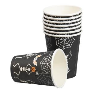 Pappersmuggar Halloween Dansande Skelett 8-pack Present
