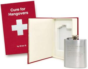 Cure for hangovers - Bok som döljer en plunta Present