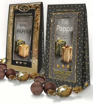 Till Pappa - Lyxiga chokladpraliner Present