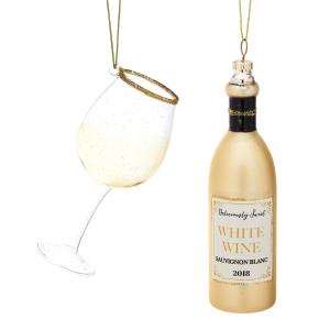Julgranskula Vitvin Present