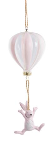 Dekoration Feline (kanin i ballong), rosa - Lene Bjerre Present