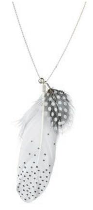 Halsband Feather Dots - Räder Present