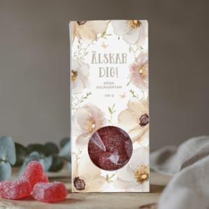 Älskar Dig Geléhjärtan - Majas lyktor/ Barncancerfonden Present