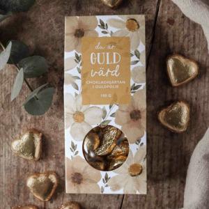 Du är Guld Värd, Chokladhjärtan - Majas lyktor/ Barncancerfonden Present