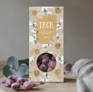 Tack, Hallon Saltlakrits karameller - Majas lyktor/ Barncancerfonden Present