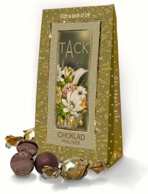 Tack - Lyxiga chokladpraliner Present