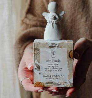 Tack Ängel i gåvobox - Majas lyktor/ Barncancerfonden Present