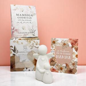 Presentset Mamma (ängel, karameller och kort) Present