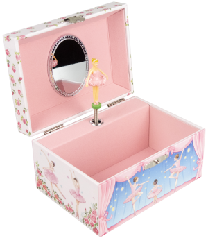 Smyckeskrin rosa Ballerina - Doppresenter