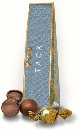 Chokladhälsning Tack Present