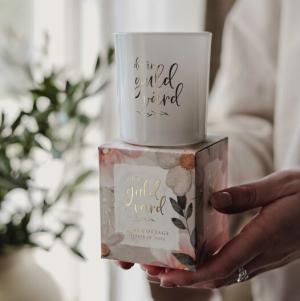 *FÖRBOKAS* Ljuslykta Guld Värd - Majas lyktor/ Barncancerfonden Present