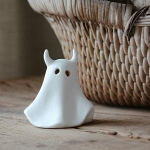 *FÖRBOKAS*Ghost Spökdekoration m horn - Majas lyktor/ Barncancerfonden Present
