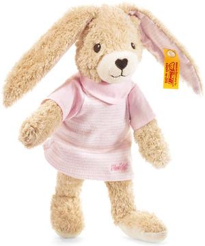 Hoppel Kanin, rosa (ekologisk), 25cm - Steiff nalle Present