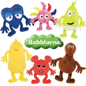 PAKET Babblarna Mjukisdjur - Teddykompaniet - Doppresenter