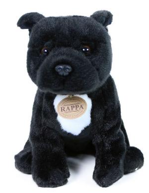 Staffordshire Bull Terrier (svart) - Rappa Toys - Nallar & mjukisdjur