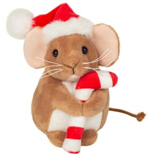 Julmus med polkakäpp - Teddy Hermann - Nallar & mjukisdjur