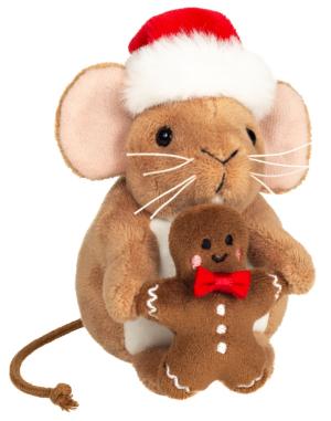 Julmus med pepparkaka - Teddy Hermann - Nallar & mjukisdjur