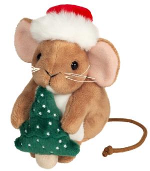 Julmus med julgran - Teddy Hermann - Nallar & mjukisdjur