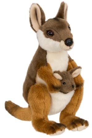 Vallaby med baby - WWF (Världsnaturfonden) - Doppresenter